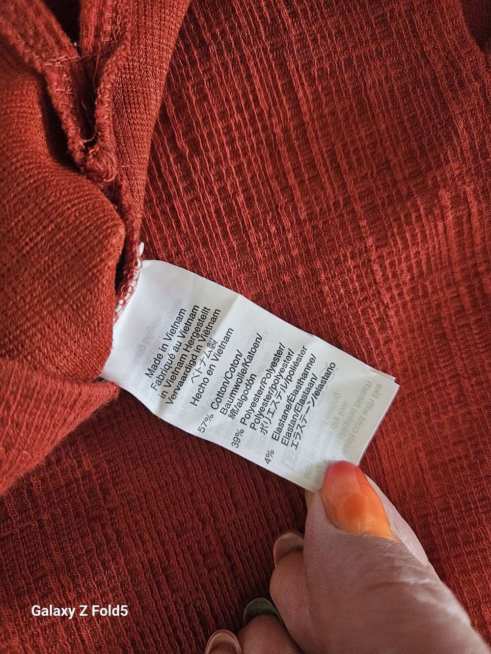 J. Crew Ribbed V-Neck Sweater in Rust - Picture 8 of 10